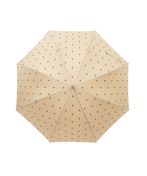 POLO RALPH LAUREN(ポロ ラルフ ローレン)の「【WEB限定】ジャンプ長傘 雨傘 "POLO プリント” ポロ(長傘・レディース・ベージュ/ネイビー・FREE)」の5枚目の写真