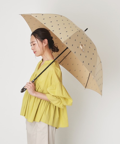 POLO RALPH LAUREN(ポロ ラルフ ローレン)の「【WEB限定】ジャンプ長傘 雨傘 "POLO プリント” ポロ(長傘・レディース・ベージュ/ネイビー・FREE)」の13枚目の写真