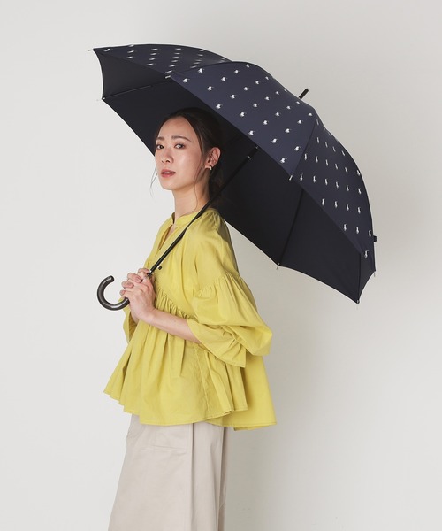 POLO RALPH LAUREN(ポロ ラルフ ローレン)の「【WEB限定】ジャンプ長傘 雨傘 "POLO プリント” ポロ(長傘・レディース・ベージュ/ネイビー・FREE)」の15枚目の写真