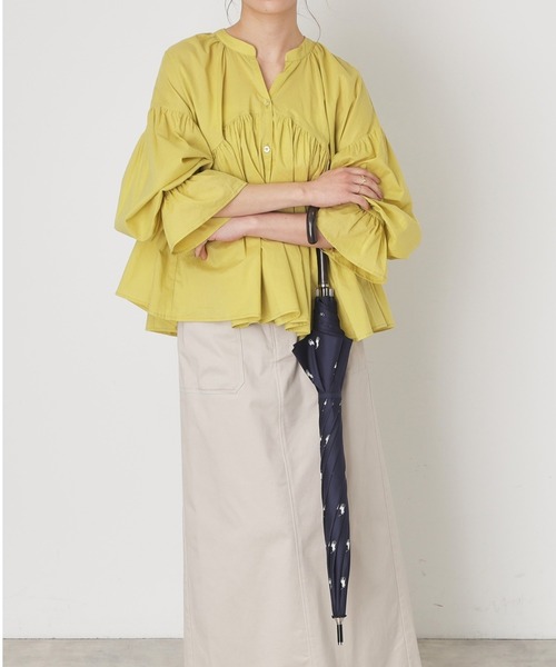 POLO RALPH LAUREN(ポロ ラルフ ローレン)の「【WEB限定】ジャンプ長傘 雨傘 "POLO プリント” ポロ(長傘・レディース・ベージュ/ネイビー・FREE)」の17枚目の写真