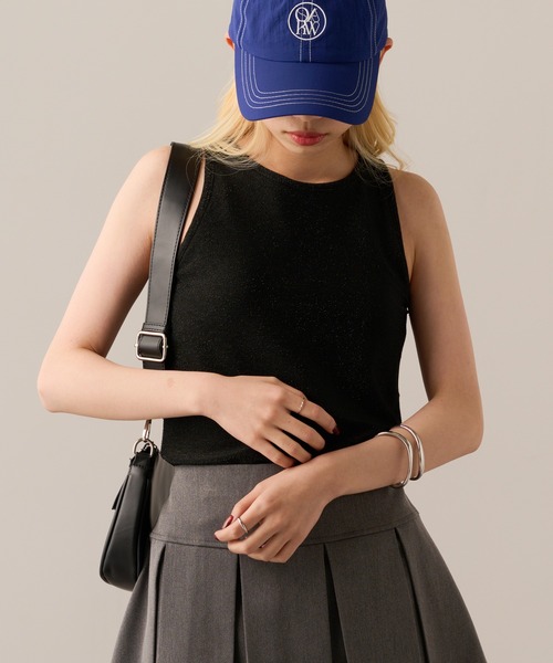 ジプソフィア gypsohila 完売品　アメスリタンクトップ　M セール】【MAGASIN DE MODE Onjna】Glitter american sleeve