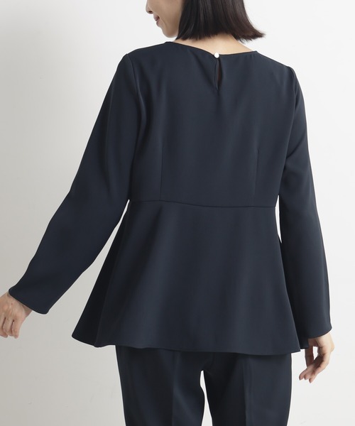 FOUND GOOD（ファウンドグッド）の「O/ペプラムブラウス（シャツ/ブラウス・レディース・アイボリー/ブラック/ネイビー・L/M/S）」の13枚目の写真