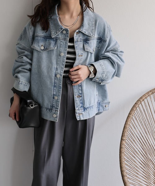 kaorinさま　⭐︎新品・未使用品⭐︎cygne デニムジャケット Odile JOSE MOON デニムジャケット gジャン OVER DENIM JACKET