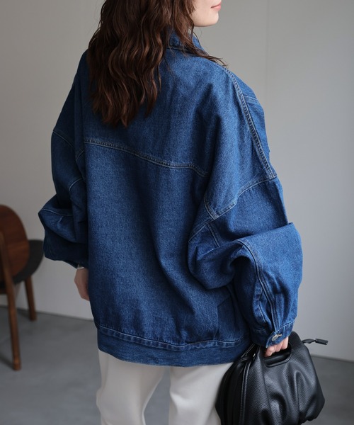 セール】コクーンシルエットビッグGジャン / オーバーサイズ