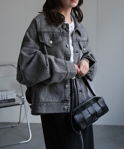 ap retro（アプレトロ）の「コクーンシルエットビッグGジャン / オーバーサイズデニムジャケット（デニムジャケット・レディース・ブルー/インディゴブルー/ブラック・FREE）」の5枚目の写真