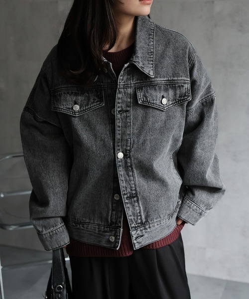 セール】コクーンシルエットビッグGジャン / オーバーサイズ