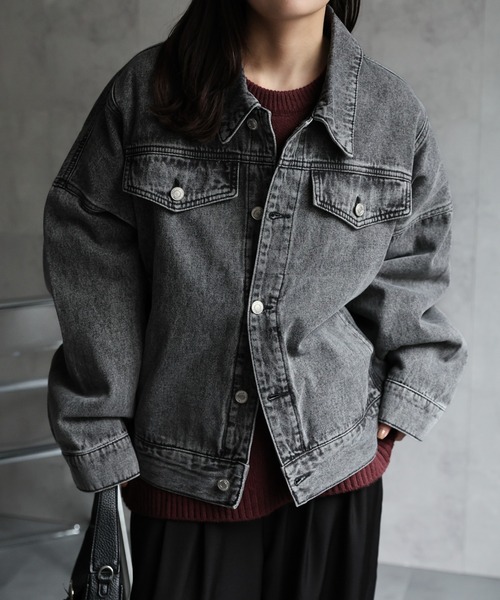 セール】コクーンシルエットビッグGジャン / オーバーサイズデニム