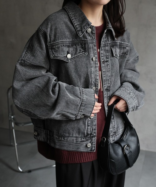 セール】コクーンシルエットビッグGジャン / オーバーサイズデニム