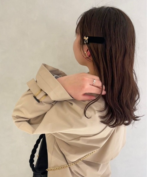 flower（フラワー）の「ベーシックショートトレンチ（トレンチコート・レディース・ベージュ・FREE）」の6枚目の写真
