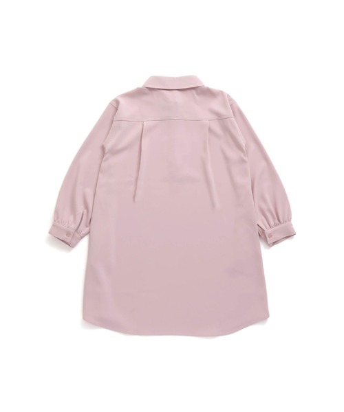 JENNI love(ジェニィラブ)の「ネクタイ付きシャツワンピ(ワンピース・キッズ・アイボリー/グレー/ピンク・130cm/140cm/150cm/160cm)」の8枚目の写真