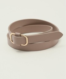 m.f.editorial（エムエフエディトリアル）の「【スライド式バックル】m.f.エディトリアル レディース スクエアバックル ピン無しベルト（ベルト）」