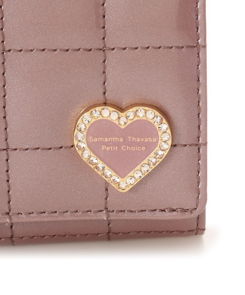 サマンサタバサプチチョイス（Petit Choice）/エナメルキルティング がま口折財布 エナメルキルティング がま口折財布（財布）｜Samantha Thavasa Petit