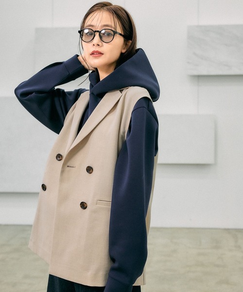 セール】お手入れラクラクセットアップ/ジレ/253490（ベスト）｜GLOBAL