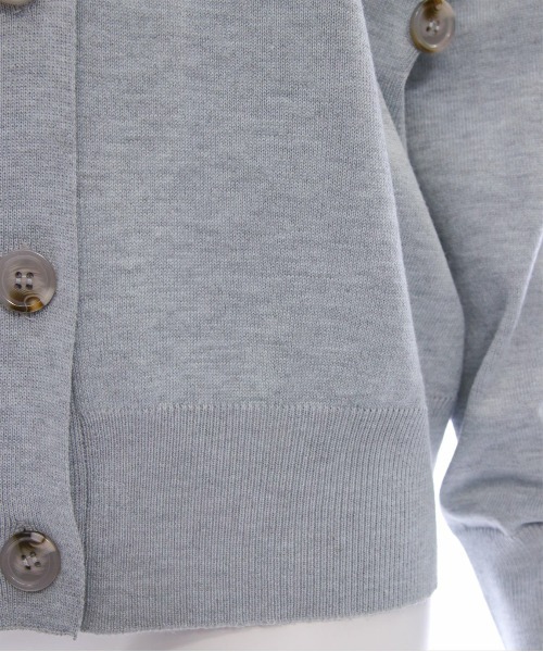 clear（クリア）の「チョーカー付きアシンメトリーニットカーディガン [羽織り カジュアル 大人]（カーディガン/ボレロ・レディース・ブラック/グレー/アイボリー・F）」の16枚目の写真