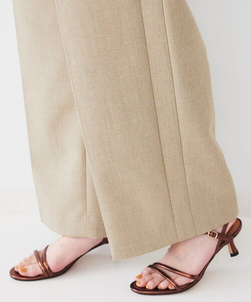 UNTITLED（アンタイトル）の「【セットアップ可能】リネンライクキャンバス ワイドパンツ（その他パンツ・レディース・アイボリー/ベージュ・00/01/02/03/04/42/44/46/48/50）」の21枚目の写真