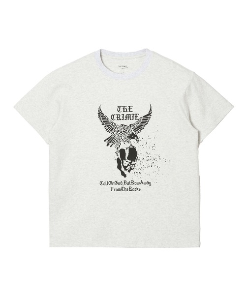 CRIMIE(クライミー)の「49 EAGLE T SHIRT(Tシャツ/カットソー・メンズ・オートミール/ホワイト/ブラック・XXL/XL/L/M/S)」の3枚目の写真