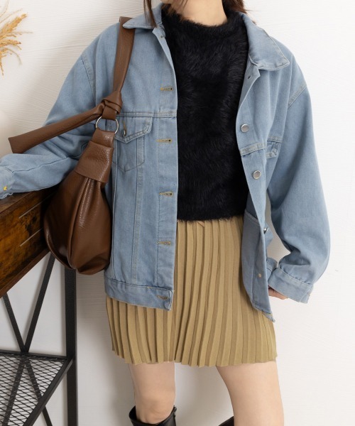 Miniministore（ミニミニストア）の「リボン付きプリーツミニスカートレディース（スカート・レディース・ブラック/ダークグレー/ライトベージュ/キャメル・FREE）」の21枚目の写真