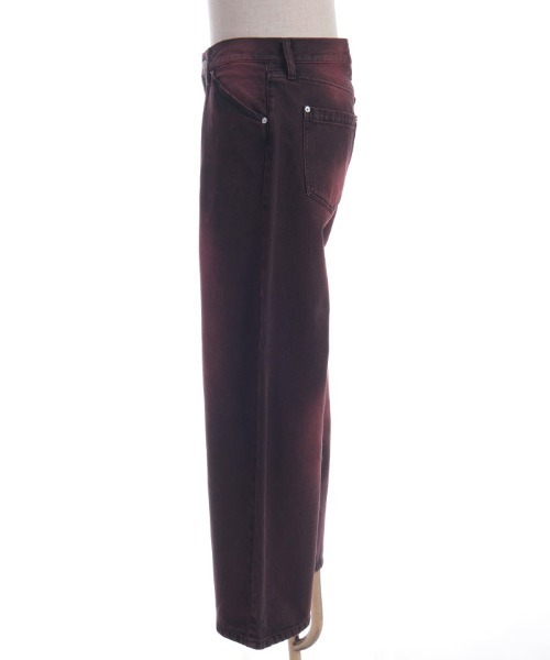 REZEN(リゼン)の「ロゴステッチワイドデニム(デニムパンツ・メンズ・ブラック/ローズ/ダークパープル・SMALL/MEDIUM/LARGE)」の4枚目の写真