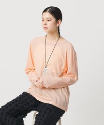 コットン ルーズ ロングスリーブ Tシャツ