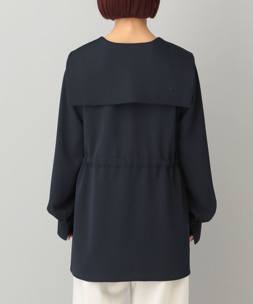 e/rm（イーアールエム）の「【e/rm】セーラーカラードロストブラウス（シャツ/ブラウス・レディース・アイボリー/ネイビー・FREE）」の9枚目の写真