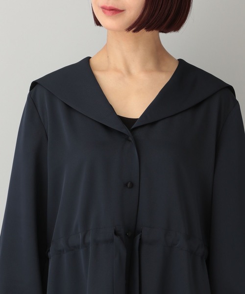 e/rm（イーアールエム）の「【e/rm】セーラーカラードロストブラウス（シャツ/ブラウス・レディース・アイボリー/ネイビー・FREE）」の10枚目の写真