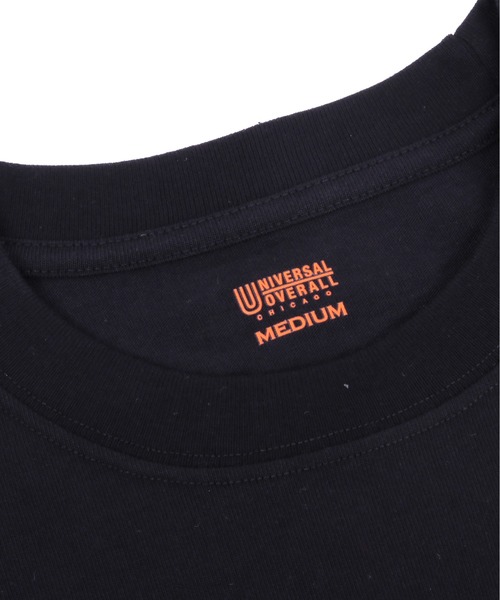 UNIVERSAL OVERALL(ユニバーサルオーバーオール)の「2PパックワイドショートスリーブTシャツ(Tシャツ/カットソー・メンズ・ホワイト/ブラック・SMALL/MEDIUM/LARGE/X-LARGE)」の5枚目の写真