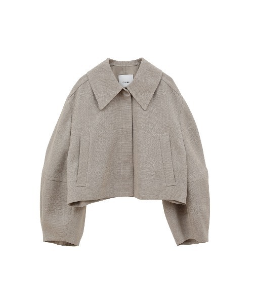 CLANE（クラネ）の「CLANE/クラネ/COCOON SLEEVE SHORT JACKET（その他アウター・レディース・ネイビー/ベージュ/アイボリー・1）」の3枚目の写真