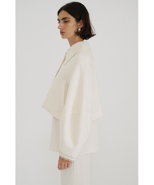 CLANE（クラネ）の「CLANE/クラネ/COCOON SLEEVE SHORT JACKET（その他アウター・レディース・ネイビー/ベージュ/アイボリー・1）」の12枚目の写真