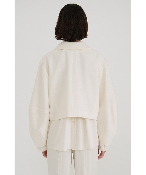 CLANE（クラネ）の「CLANE/クラネ/COCOON SLEEVE SHORT JACKET（その他アウター・レディース・ネイビー/ベージュ/アイボリー・1）」の13枚目の写真