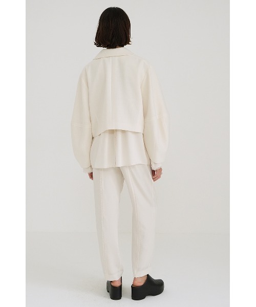 CLANE（クラネ）の「CLANE/クラネ/COCOON SLEEVE SHORT JACKET（その他アウター・レディース・ネイビー/ベージュ/アイボリー・1）」の16枚目の写真