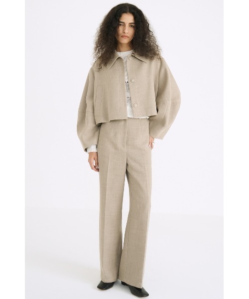 CLANE（クラネ）の「CLANE/クラネ/COCOON SLEEVE SHORT JACKET（その他アウター・レディース・ネイビー/ベージュ/アイボリー・1）」の19枚目の写真