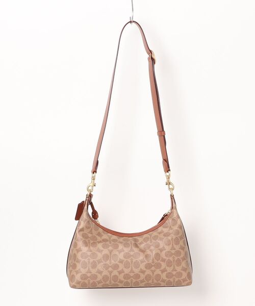 コーチ　ショルダーバッグ　キャンバス　スエード ピンク　シグネチャー 1460 COACH コーチ シグネチャーワンショルダーバッグ バッグ