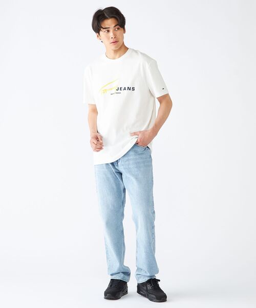 ☆Jeans シグネチャーロゴ クルーネック Tシャツ レギュラーシグネチャーロゴTシャツ（Tシャツ/カットソー
