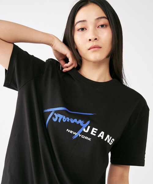 ★ ★ ジーンズ レギュラー ロゴ Tシャツ 送料関税込 セール】レギュラーシグネチャーロゴTシャツ（Tシャツ