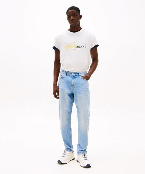 tommy jeans(トミー ジーンズ)の「レギュラーシグネチャーロゴTシャツ(Tシャツ/カットソー・メンズ・ブラック/ブルー/ホワイト・LARGE/X-LARGE/MEDIUM/SMALL)」の22枚目の写真