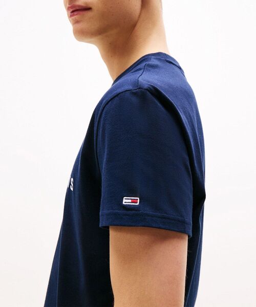 ☆Jeans シグネチャーロゴ クルーネック Tシャツ レギュラーシグネチャーロゴTシャツ（Tシャツ/カットソー