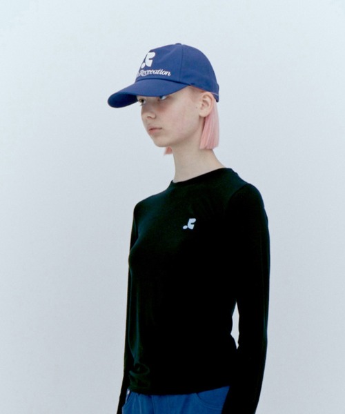 Rest&Recreation(レストアンドレクリエーション)の「Rest&Recreation/レストアンドレクリエーション LOGO COTTON BALL CAP キャップ(キャップ・レディース・ネイビー/ブラック/ピンク/スカイブルー/アイボリー・FREE)」の5枚目の写真