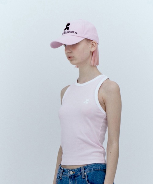 Rest&Recreation(レストアンドレクリエーション)の「Rest&Recreation/レストアンドレクリエーション LOGO COTTON BALL CAP キャップ(キャップ・レディース・ネイビー/ブラック/ピンク/スカイブルー/アイボリー・FREE)」の18枚目の写真