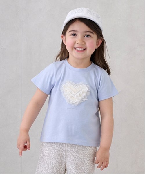petit main(プティマイン)の「【リンク】アソートモチーフTシャツ(キッズ)(Tシャツ/カットソー・キッズ・ライトブルー/ライトピンク/ブラック/オフホワイト/レッド・90cm/100cm/80cm/110cm/120cm/130cm)」の16枚目の写真