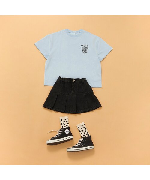 BREEZE（ブリーズ）の「【ジュニア対応】wonderful　プリーツスカート（スカート・キッズ・ブラック/チェック・80/90/100/110/120/130/140）」の4枚目の写真