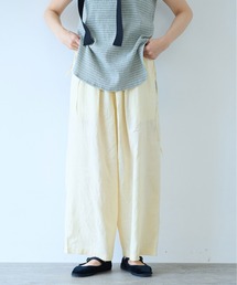 ☆新品☆bulle de savon リネンコットンカジュアルパンツ - メルカリ