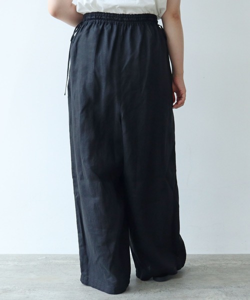△Linen drawstrings パンツ（その他パンツ）｜yuni（ユニ ）の