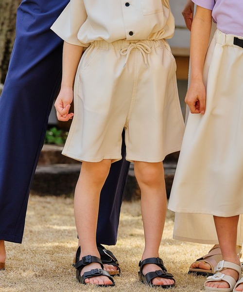 FOUND GOOD(ファウンドグッド)の「B/デニムライクショートP(その他パンツ・キッズ・ネイビー/アイボリー/ブルー系2・120cm/130cm/140cm/150cm)」の2枚目の写真