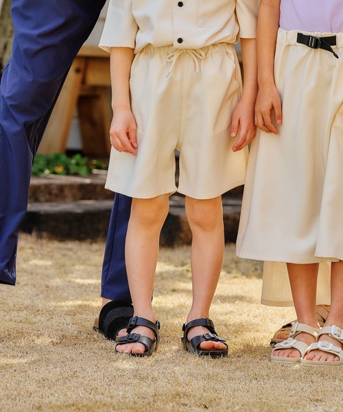 FOUND GOOD(ファウンドグッド)の「B/デニムライクショートP(その他パンツ・キッズ・ネイビー/アイボリー/ブルー系2・120cm/130cm/140cm/150cm)」の5枚目の写真