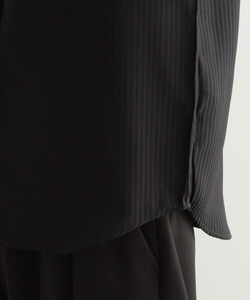 tk.TAKEO KIKUCHI(ティーケータケオキクチ)の「◆七分袖ドビー織シャツ(ビジネスシャツ・メンズ・ブラック系1/ブラック系2/ホワイト系2/ホワイト系3・03/02/04)」の12枚目の写真