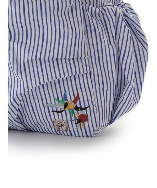 emmi（エミ）の「【emmi×Leo Lionni】撥水 ワッペンギャザーボディーバックパック（ショルダーバッグ・レディース・ブラック/ストライプ・FREE）」の8枚目の写真