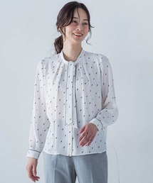 【美品・WEB別注】★LAUTREAMONT ロートレアモン ブラウス★ ロートレアモン LAUTREAMONT 【WEB別注】ランダムストライプの