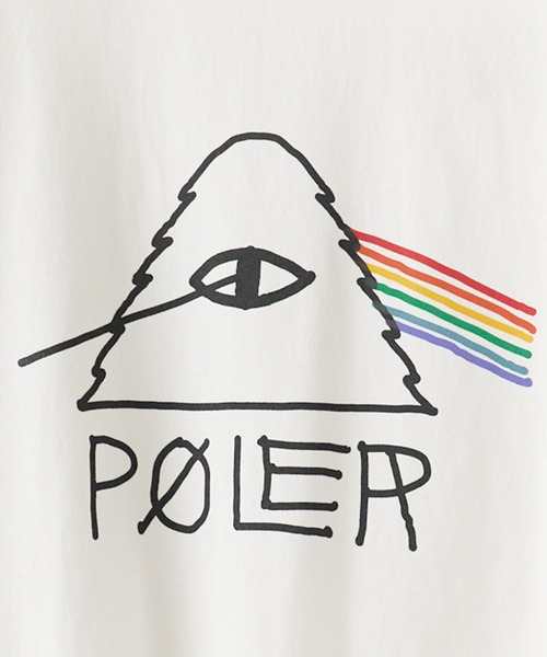 POLeR(ポーラー)の「POLeR/ポーラー PSYCHEDELIC RELAX FIT L/S TEE Tシャツ ロンT メンズ 夏物 夏服(Tシャツ/カットソー・メンズ・ブラック/ホワイト・XL/L/M)」の4枚目の写真