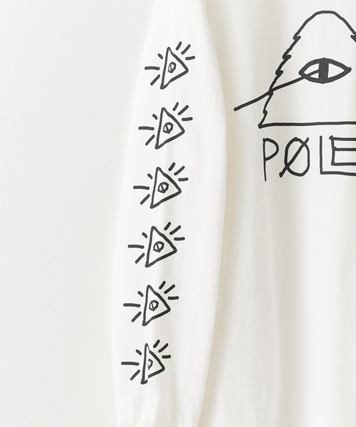 POLeR(ポーラー)の「POLeR/ポーラー PSYCHEDELIC RELAX FIT L/S TEE Tシャツ ロンT メンズ 夏物 夏服(Tシャツ/カットソー・メンズ・ブラック/ホワイト・XL/L/M)」の6枚目の写真
