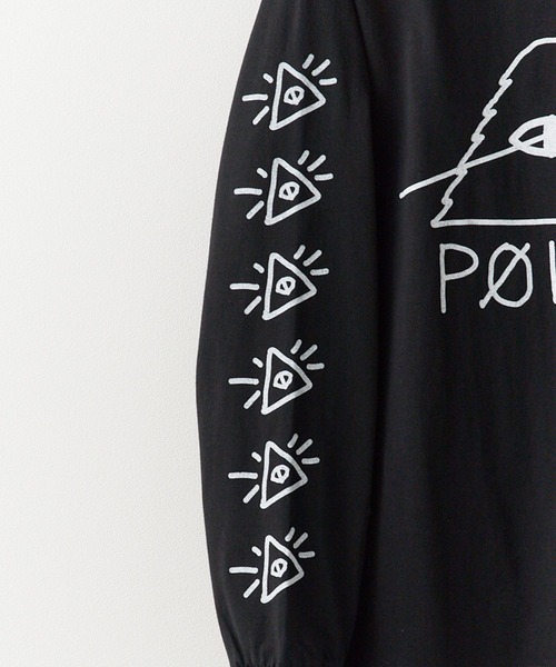 POLeR(ポーラー)の「POLeR/ポーラー PSYCHEDELIC RELAX FIT L/S TEE Tシャツ ロンT メンズ 夏物 夏服(Tシャツ/カットソー・メンズ・ブラック/ホワイト・XL/L/M)」の7枚目の写真